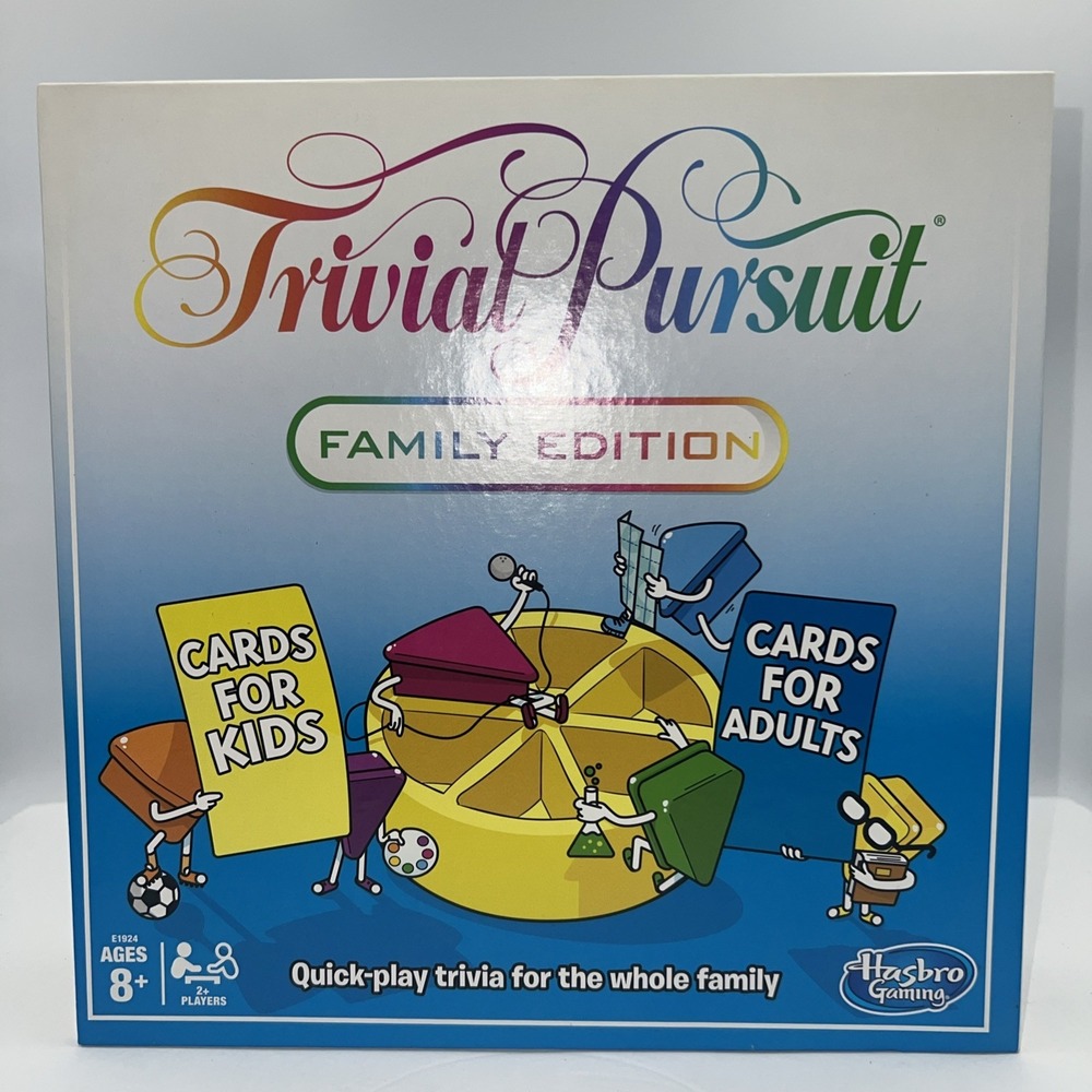 Hasbro Trivial Pursuit Family Edition Game Board -‎ E1924